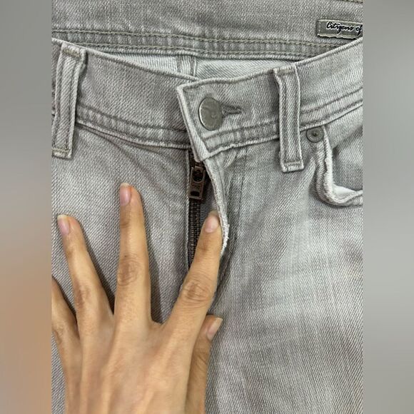 Citizens Of Humajity Concord Ingrid Flare Jeans in Gray - Picture 5 of 9